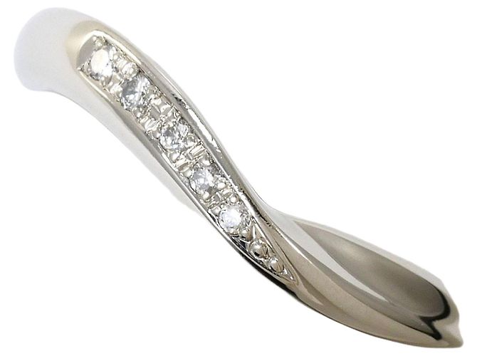 Autre Marque Bague alliance en platine PT950 avec diamant