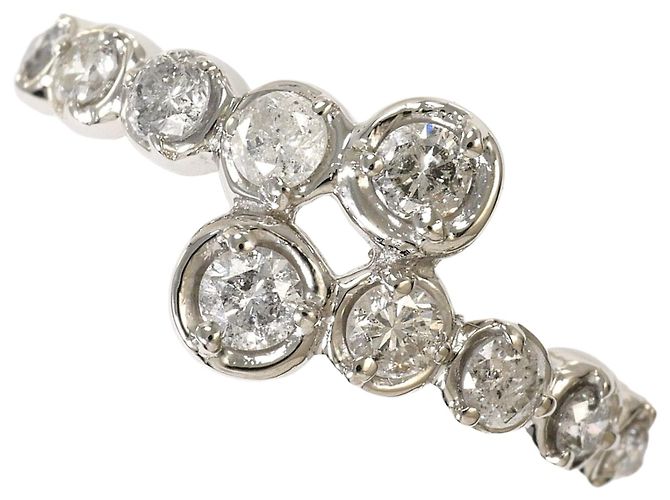 Autre Marque Platin-Ring mit Diamant