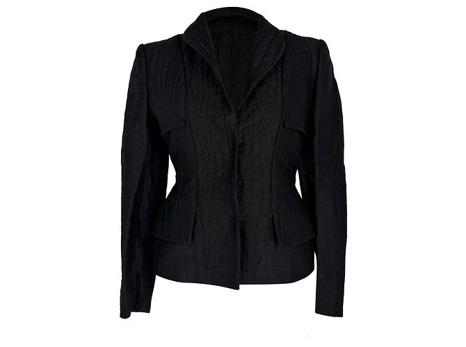 Giacca da sera Tom Ford in lino nero