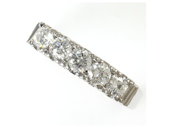 Autre Marque Platin-Bandring PT850 mit Diamant