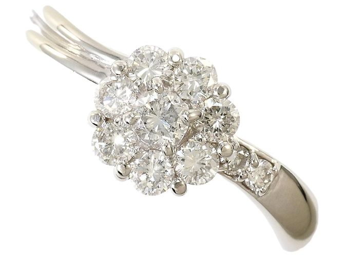Autre Marque Platin-Diamant-Bandring