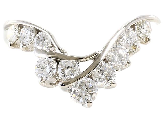 Autre Marque Platin-Diamant-Ehering