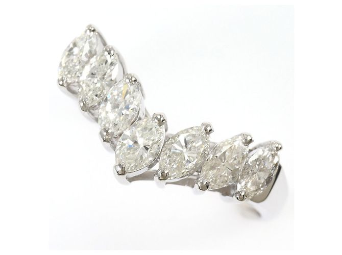 Autre Marque PT900 Platin-Diamant-Bandring