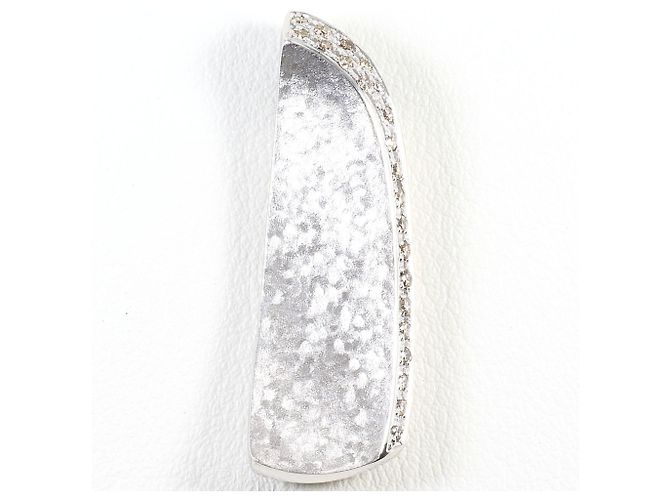 Autre Marque Anhänger aus 18K Weißgold mit Diamant Golden