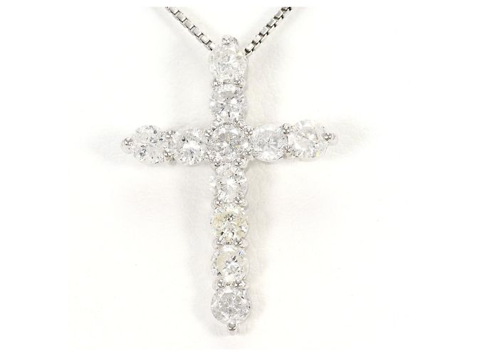 Autre Marque Collana in platino e diamanti