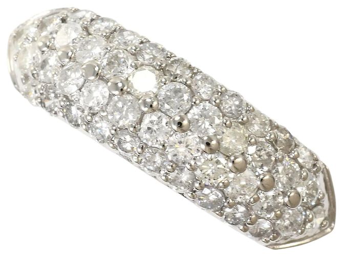 Autre Marque Platin-Ring mit Diamant