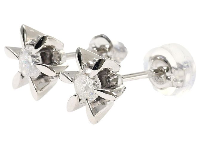 Autre Marque Platin-Stecker mit Diamanten