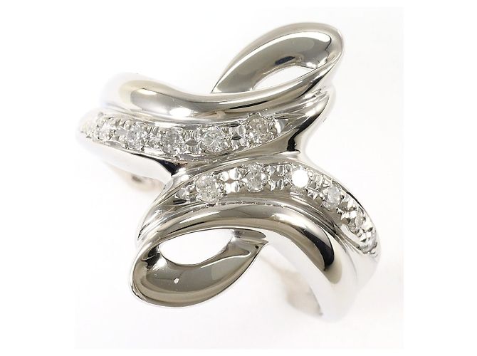 Autre Marque Platin-Bandring PT850 mit Diamant
