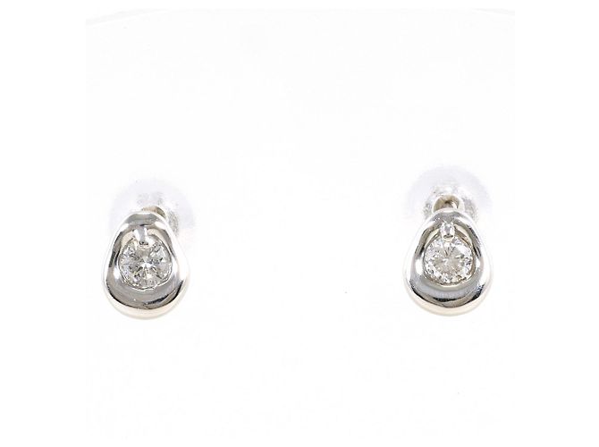 Autre Marque PT900 Platin-Stecker mit Diamanten