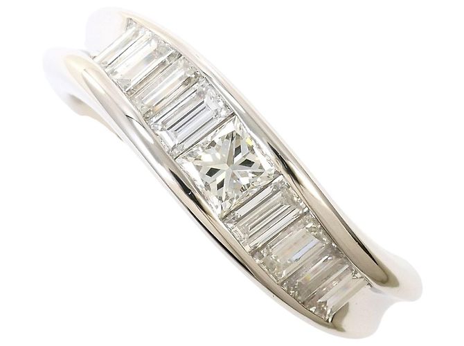 Autre Marque Platin-Diamant-Bandring