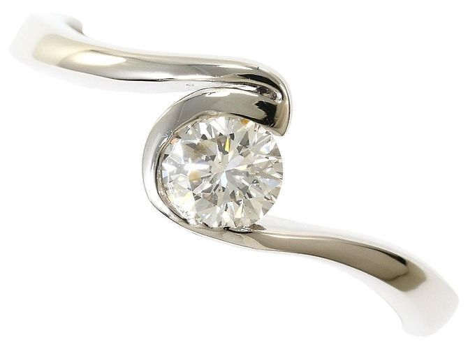 Autre Marque Bague alliance en platine avec diamant