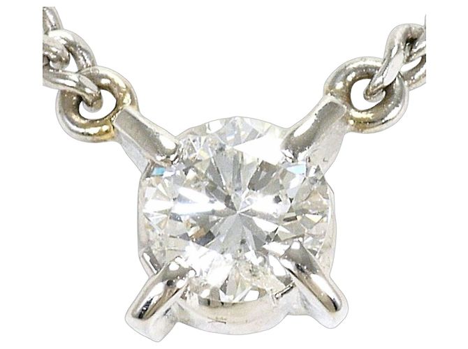 Autre Marque Platin-Halskette PT850 mit Diamant