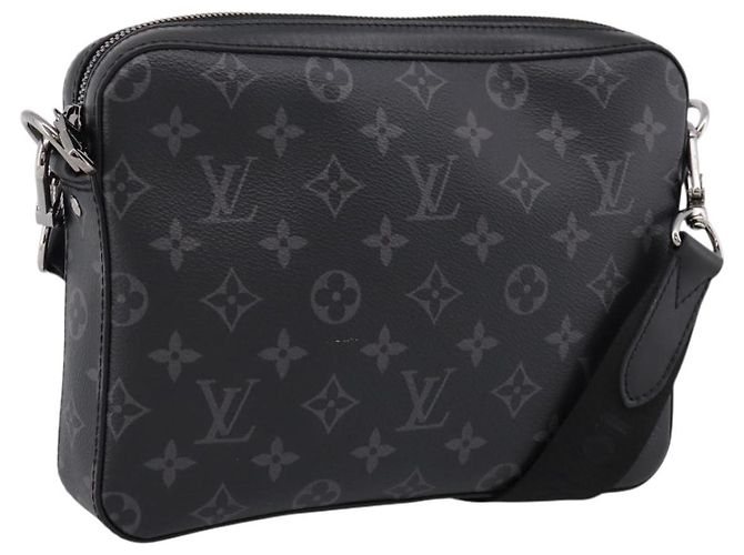 LOUIS VUITTON Monogram Eclipse Trio Messenger Bag M69443 LV Auth 201002M Monogramme