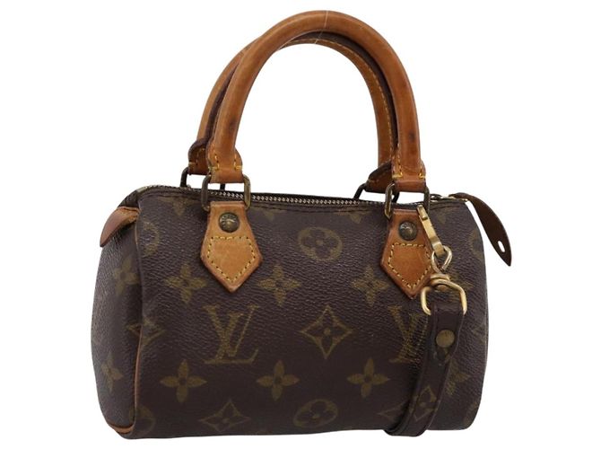 LOUIS VUITTON Monogram Mini Speedy Hand Bag M41534 LV Auth 202013 Monograma
