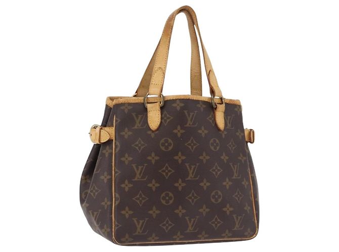LOUIS VUITTON Monogram Batignolles Vertical Tote Bag M51153 LV Auth ki6784 Monogramma