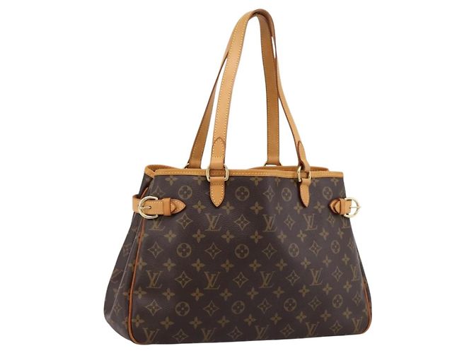 LOUIS VUITTON Monogram Batignolles Horizontal Tote Bag M51154 LV Auth 201006V Monogramma