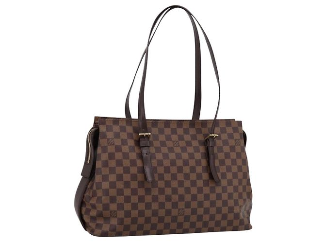 Bolso Tote Chelsea LOUIS VUITTON Damier Ebene N51119 LV Auth 199800A