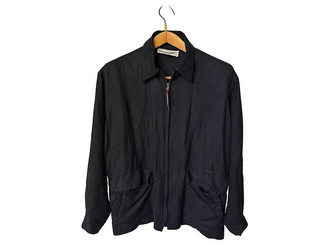 Autre Marque Metradamo Chaqueta Negra de Algodón Negro