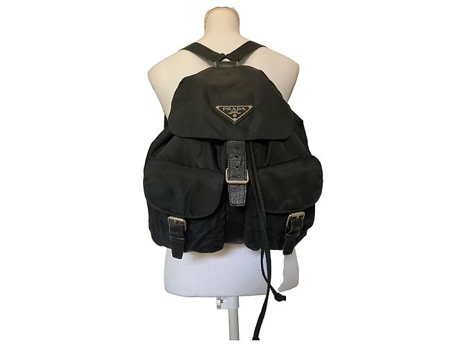 Prada Nylon Backpack Black