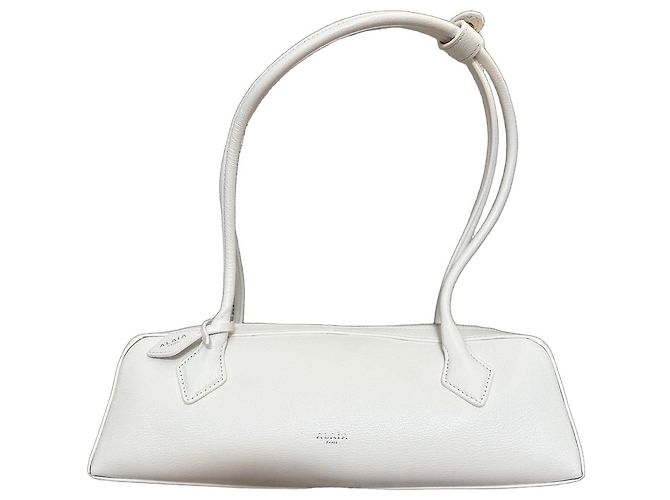 Alaïa Bolso Le Teckel Medium Blanco Marfil