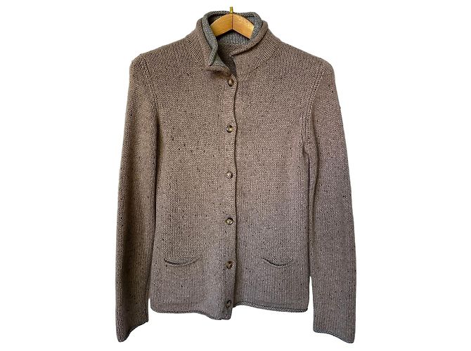 Loro Piana Kaschmir-Cardigan in Braun Hellbraun Kamel