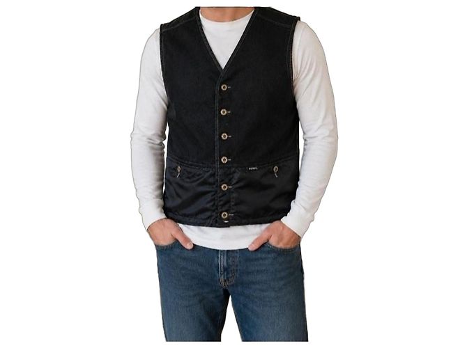 Guess schwarze Jeansweste