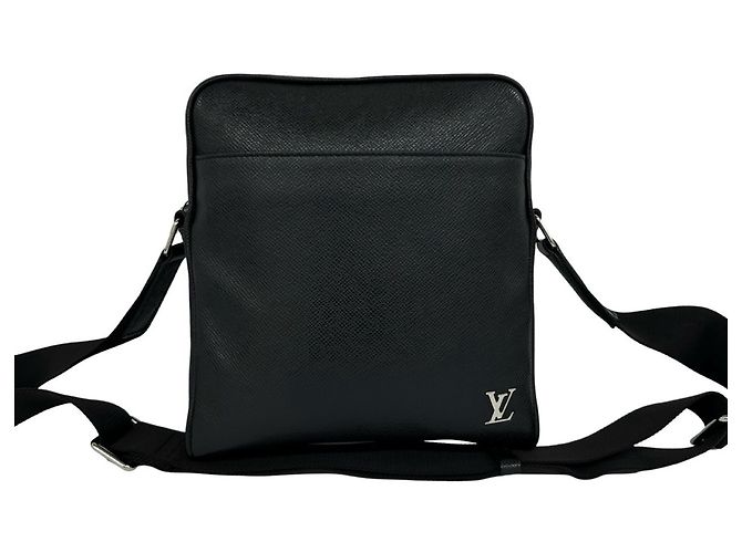 Borsa a tracolla Louis Vuitton in pelle nera Nero