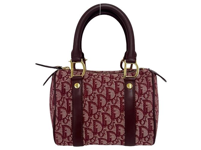 Sac Mini Boston Christian Dior Rouge Bordeaux