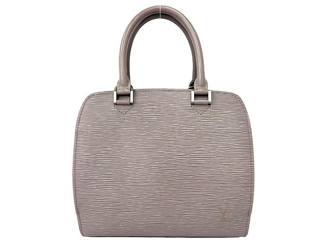 Bolsa Louis Vuitton Pont Neuf em couro Epi Marrom