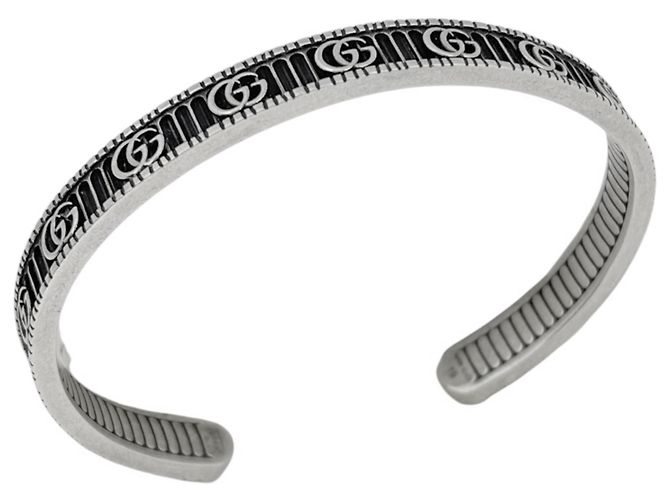 Bracciale Gucci GG Marmont Double G in argento