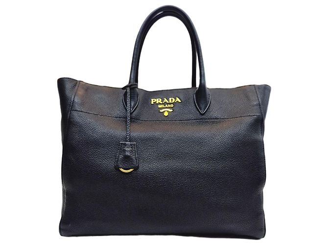 Prada Borsa tote e a tracolla Vitele Dino Red Nero