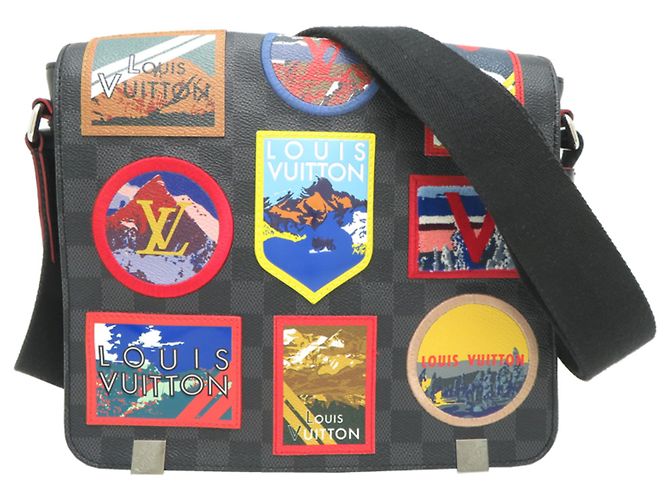 Borsa a tracolla da uomo Louis Vuitton District PM NM Nero