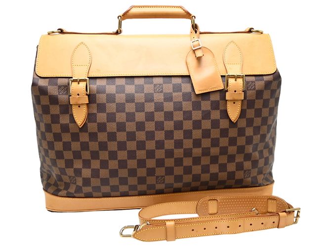 Borsa a tracolla Louis Vuitton Clipper Damier Canvas Marrone