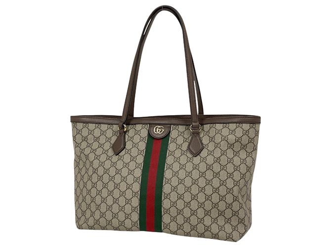 Saco Tote Gucci Ophidia GG Medium Marrom