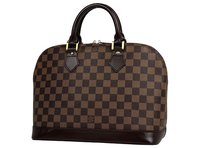 Bolsa de mão Louis Vuitton Alma Marrom