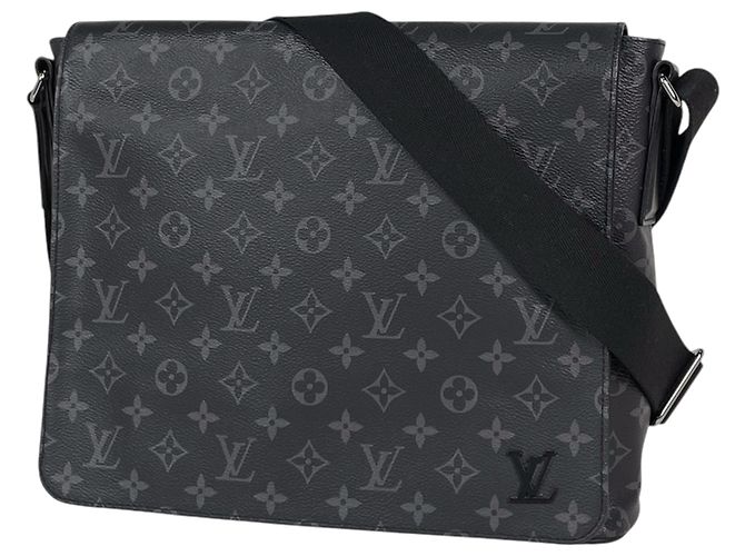 Borsa a tracolla Louis Vuitton District MM Nero