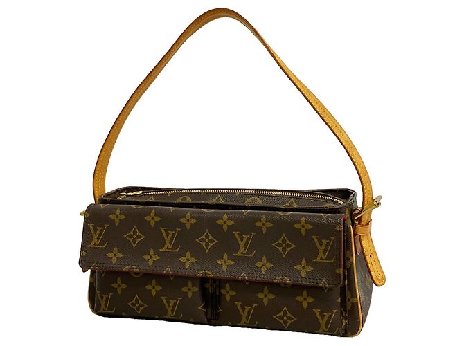Borsa a tracolla Louis Vuitton Monogram Vivacite MM Marrone