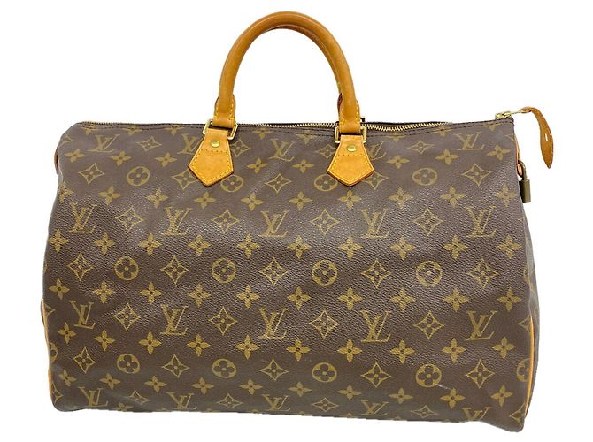 Borsa Louis Vuitton Monogram Speedy 40 Marrone