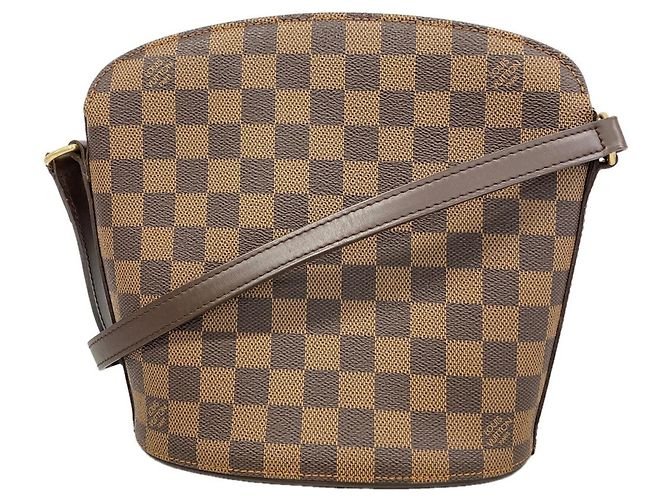 Borsa a tracolla Louis Vuitton Damier Druot Damier ebene