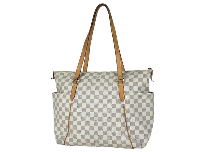 Sac Cabas Louis Vuitton Totally MM Blanc