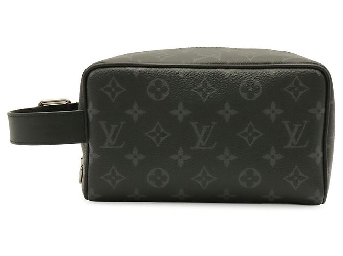 Pochette Louis Vuitton Monogram Eclipse Marron Noir