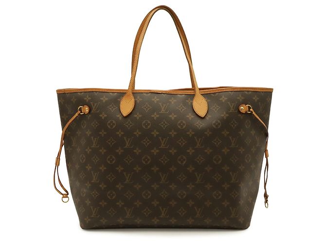 Sac cabas Louis Vuitton Monogram Neverfull GM Marron Monogramme