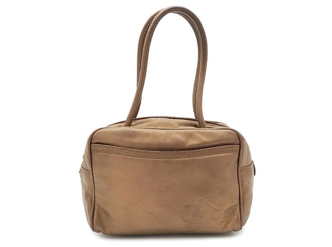 Loewe Old Anagram Handtasche in Metallic Bronze