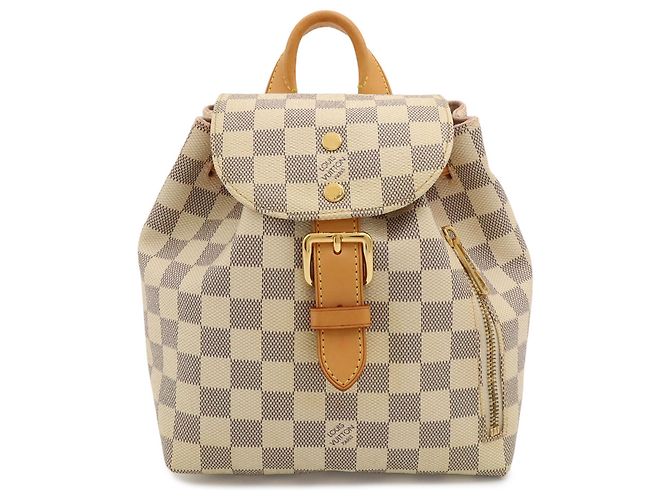 Sac à dos Louis Vuitton Damier Azur Speron BB Écru