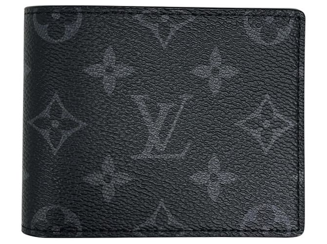 Louis Vuitton Portefeuille Slender Bi-fold Wallet Black