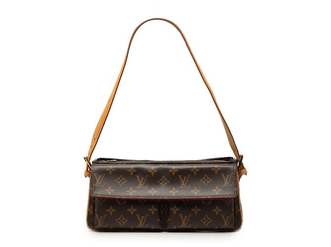 Louis Vuitton Brown Monogram Viva Cite MM Marrone