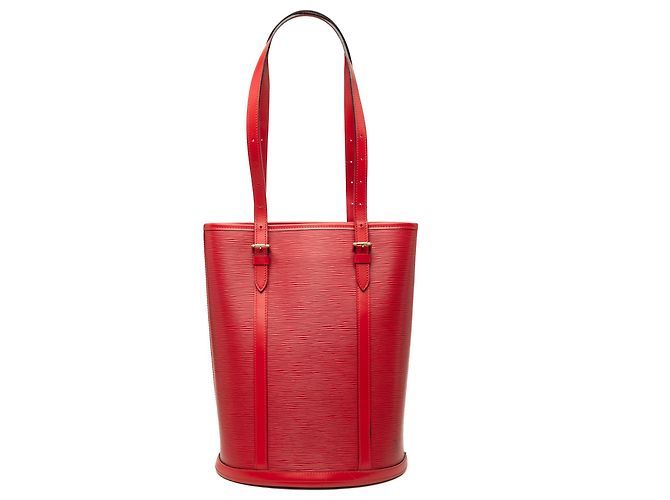 Louis Vuitton Red Epi Bucket GM Rouge