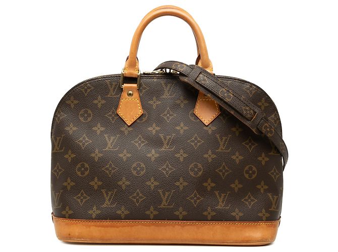 Louis Vuitton Brown Monogram Alma PM Marrom