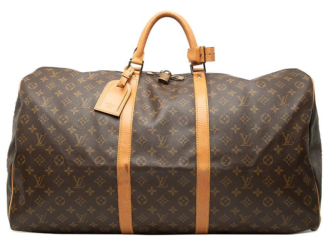 Louis Vuitton Brown Monogram Keepall 60 Braun