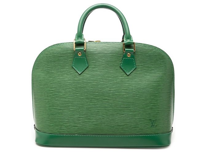 Louis Vuitton Green Epi Alma PM Verde